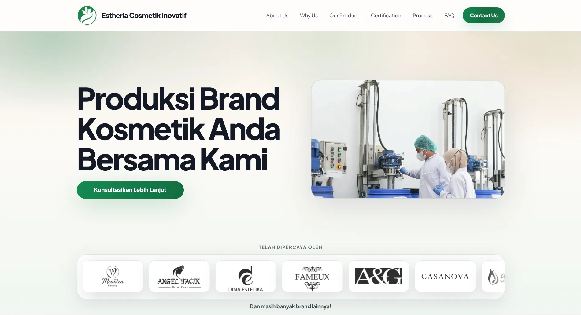 Estheria Cosmetik Inovatif — Company Profile cover
